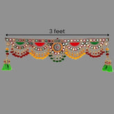 Pack Of 2 Pcs Handmade Door Bandarwal, Home Decor, Indian Toran, Indian Wedding favors, Tea Party Decor, Diwali Gift, Festive Decoration